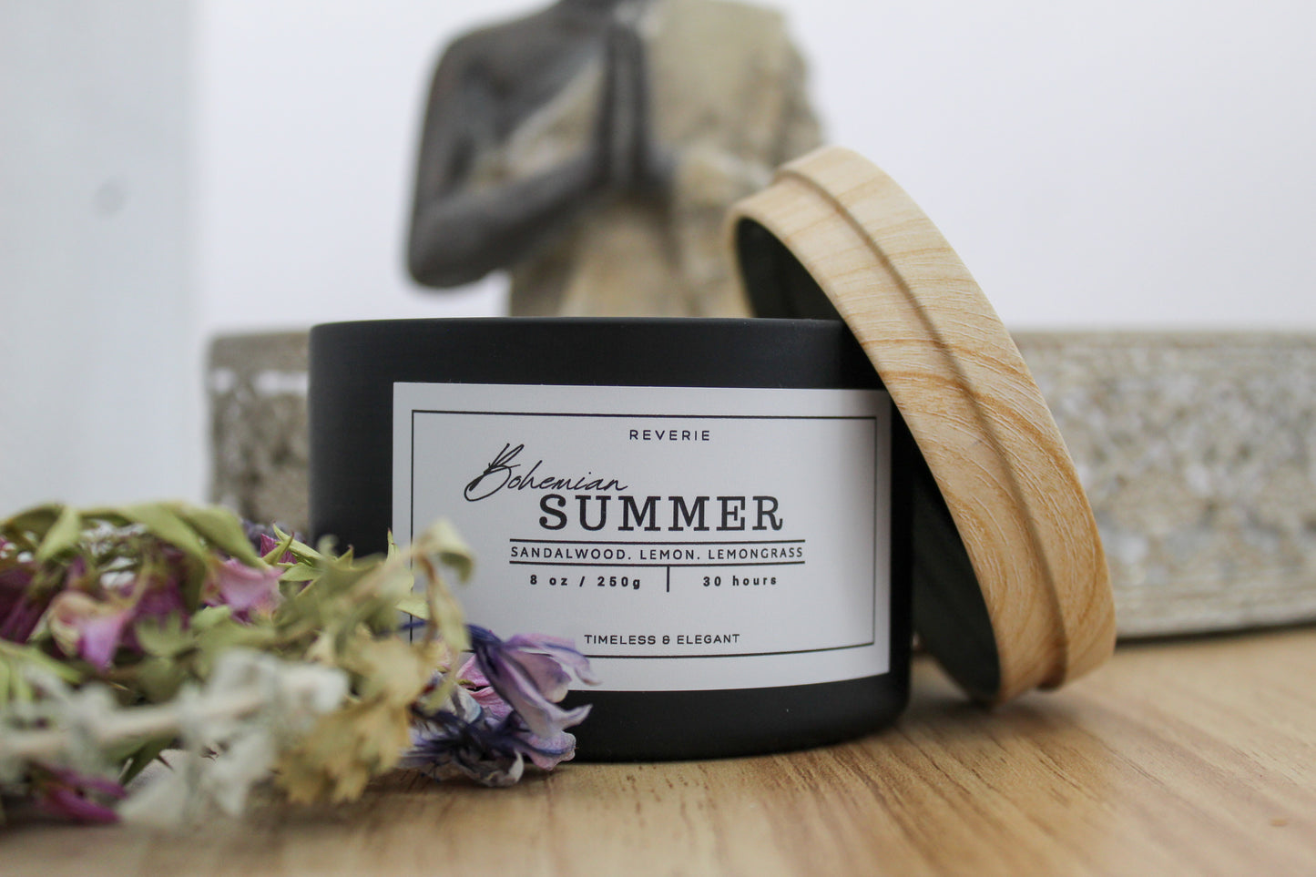 Scented Soy Wax Candle - Bohemian Summer
