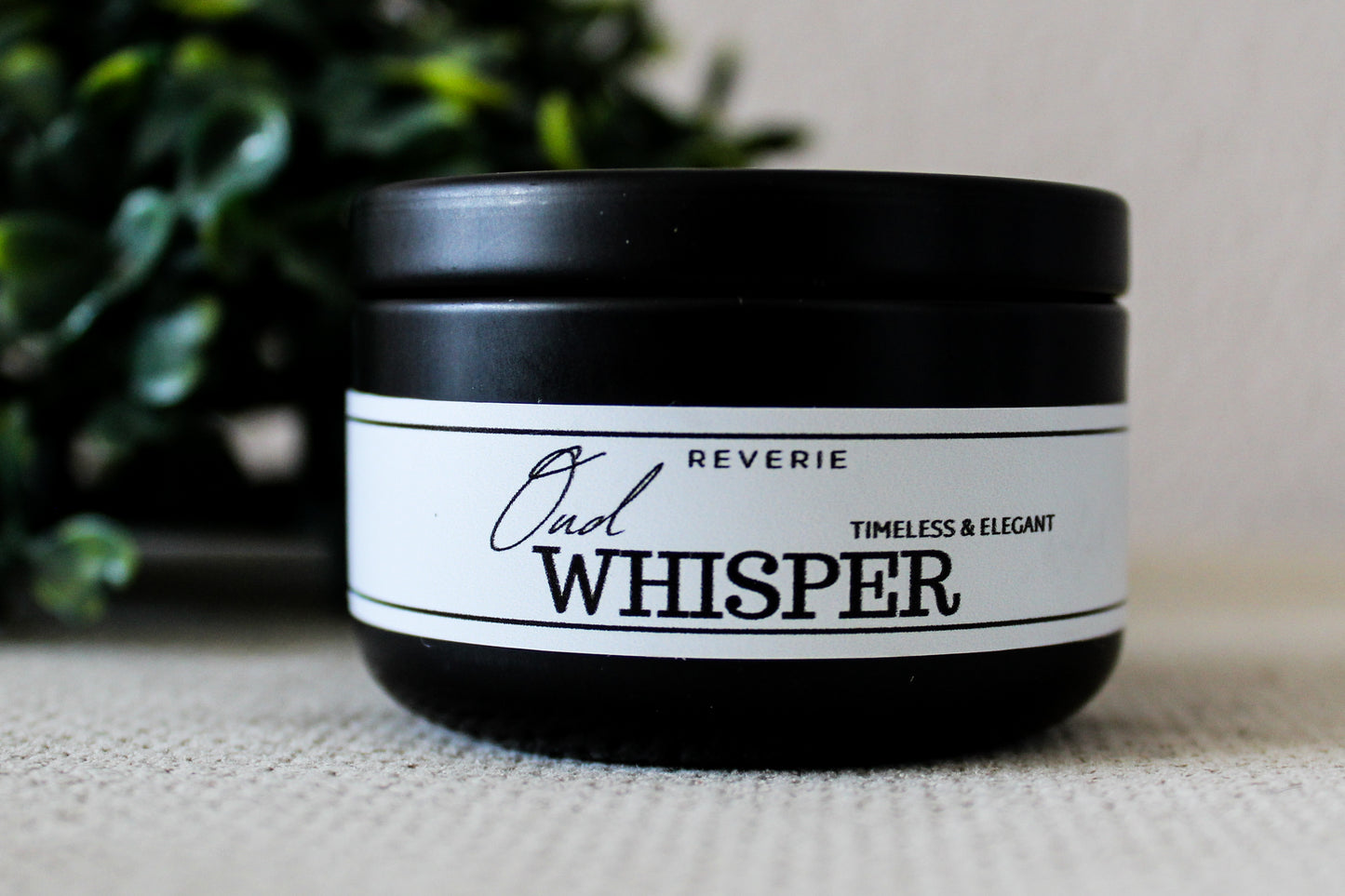 Travel Soy Wax Candle - Oud Whisper