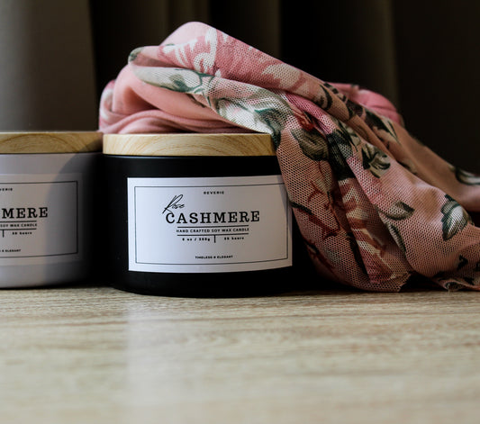 Scented Soy Wax Candle - Rose Cashmere