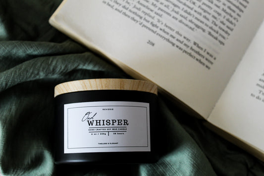 Scented Soy Wax Candle - Oud Whisper Candle