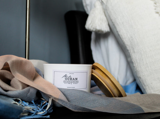 Luxury Scented Soy Wax Candle - Atlantic Ocean