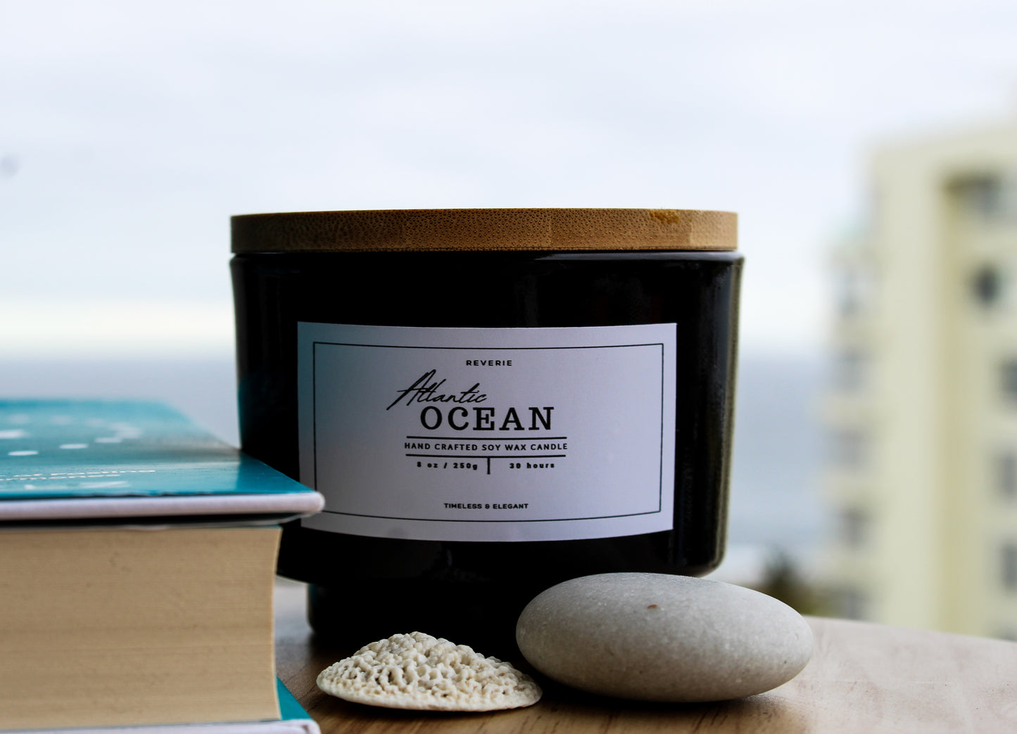 Luxury Scented Soy Wax Candle - Atlantic Ocean