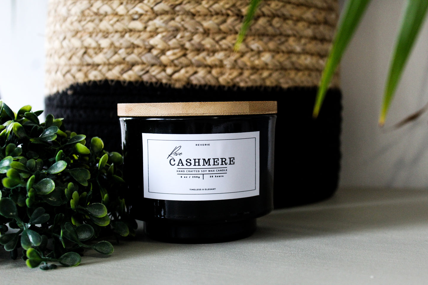 Luxury Scented Soy Wax Candle - Rose Cashmere