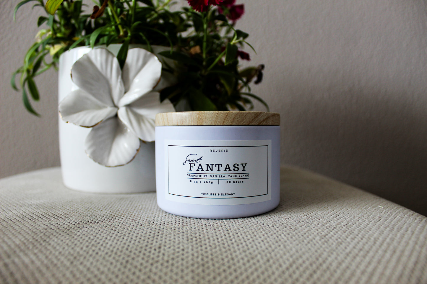 Scented Soy Wax Candle - Sweet Fantasy