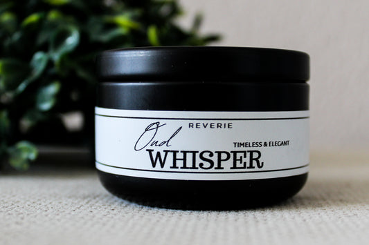 Travel Soy Wax Candle - Oud Whisper